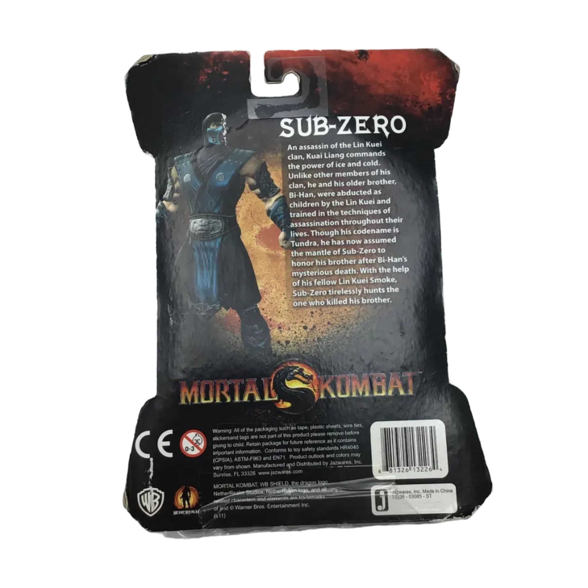 Mortal Kombat Sub-Zero 4" Action Figure
