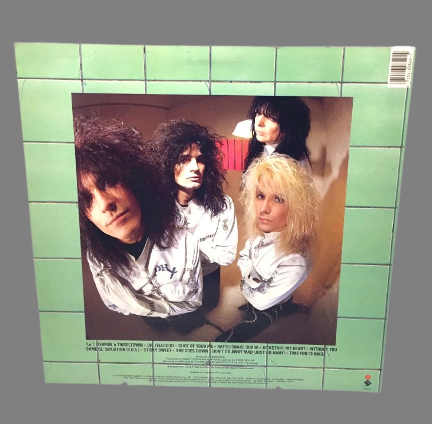 Motley Crue Dr Feelgood Lp Vinyl OG 1st 1989 Retail US Press Shrink/Insert VG++