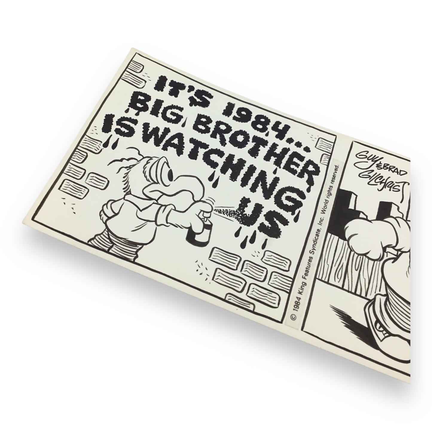 Muppets Original "Big Brother" Daily Comic Strip by Guy & Brad Gilchrist - April 27th, 1984