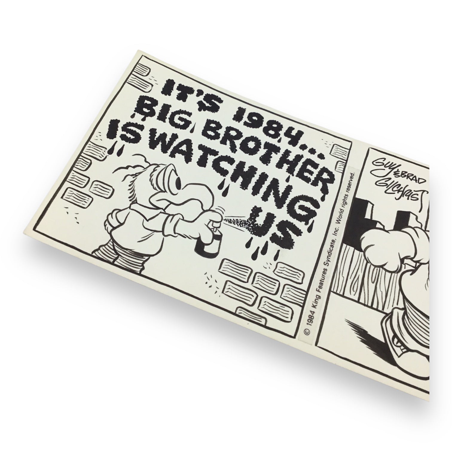 Muppets Original "Big Brother" Daily Comic Strip by Guy & Brad Gilchrist - April 27th, 1984