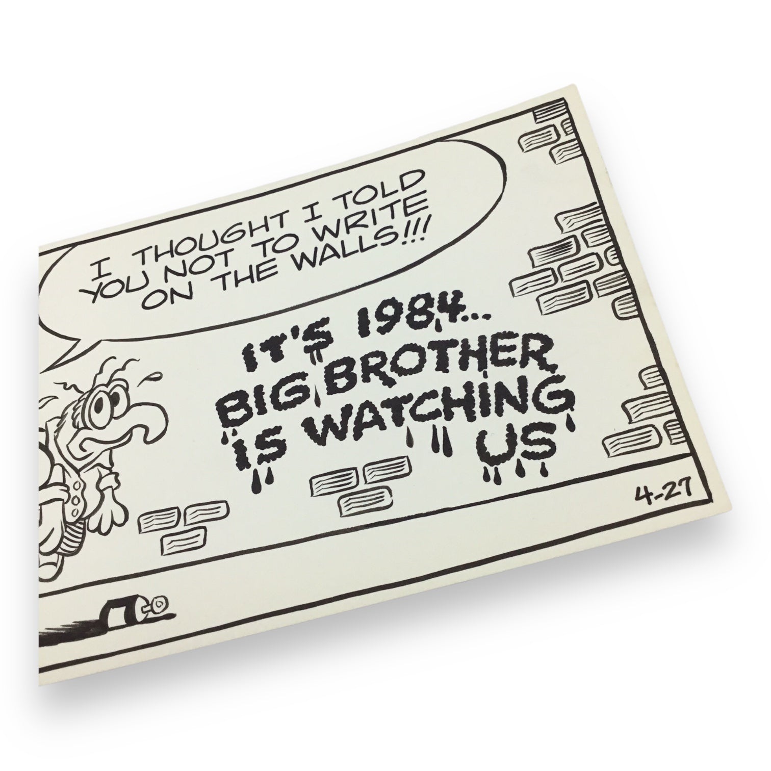 Muppets Original "Big Brother" Daily Comic Strip by Guy & Brad Gilchrist - April 27th, 1984