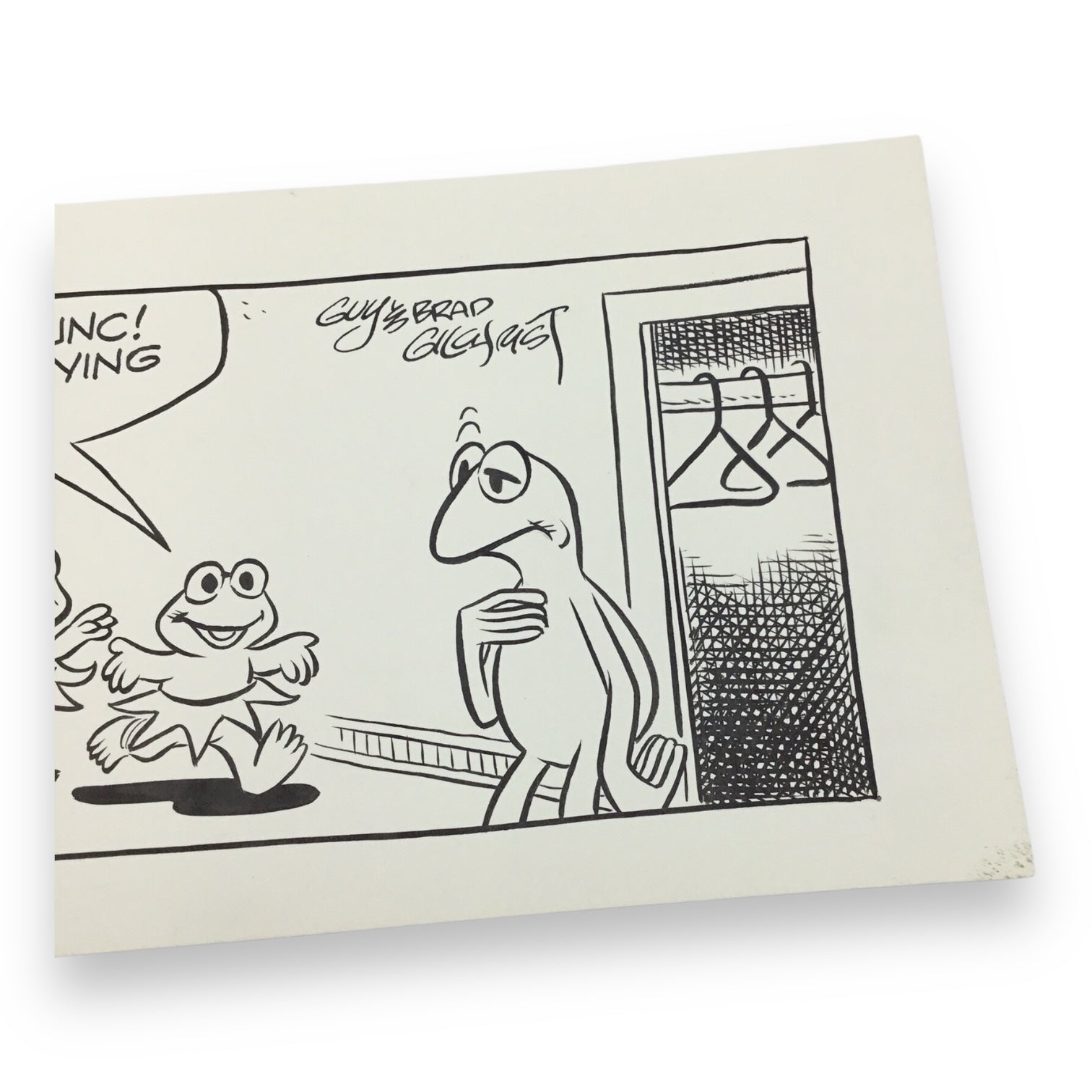 Muppets Original "Collar Elves" Daily Comic Strip by Guy & Brad Gilchrist - Aug. 3rd, 1985