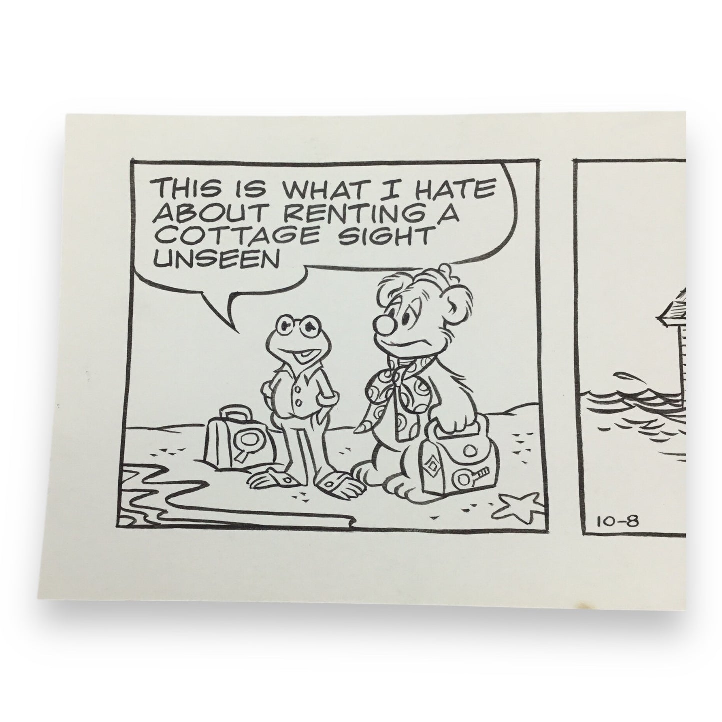 Muppets Original "Cottage" Daily Comic Strip by Guy & Brad Gilchrist - Oct. 8th, 1985