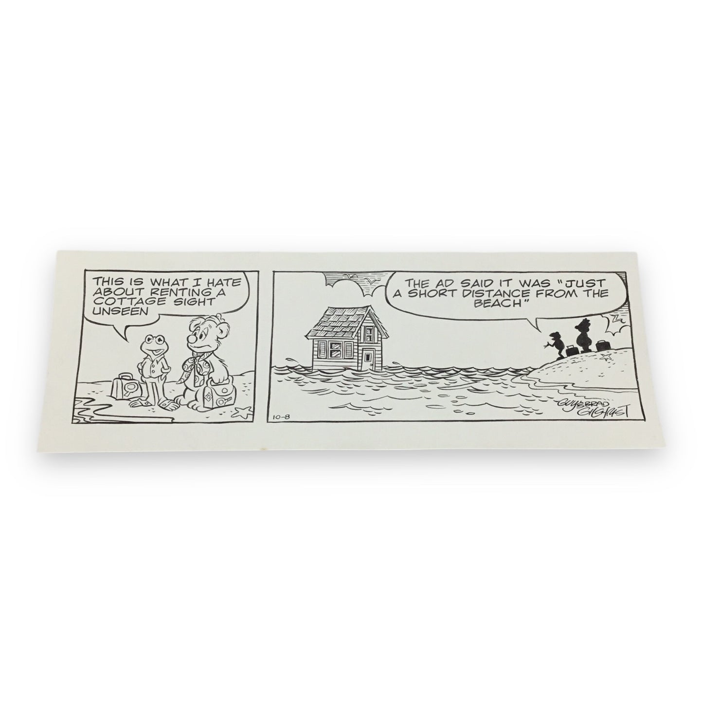 Muppets Original "Cottage" Daily Comic Strip by Guy & Brad Gilchrist - Oct. 8th, 1985