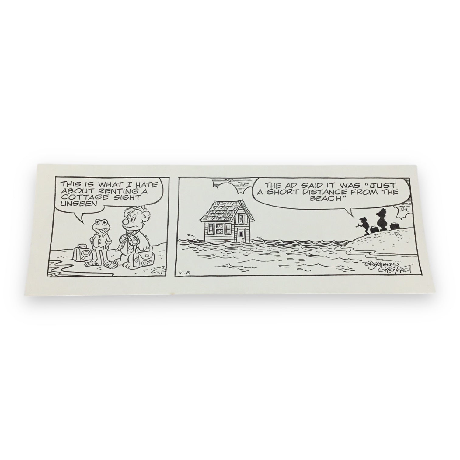 Muppets Original "Cottage" Daily Comic Strip by Guy & Brad Gilchrist - Oct. 8th, 1985