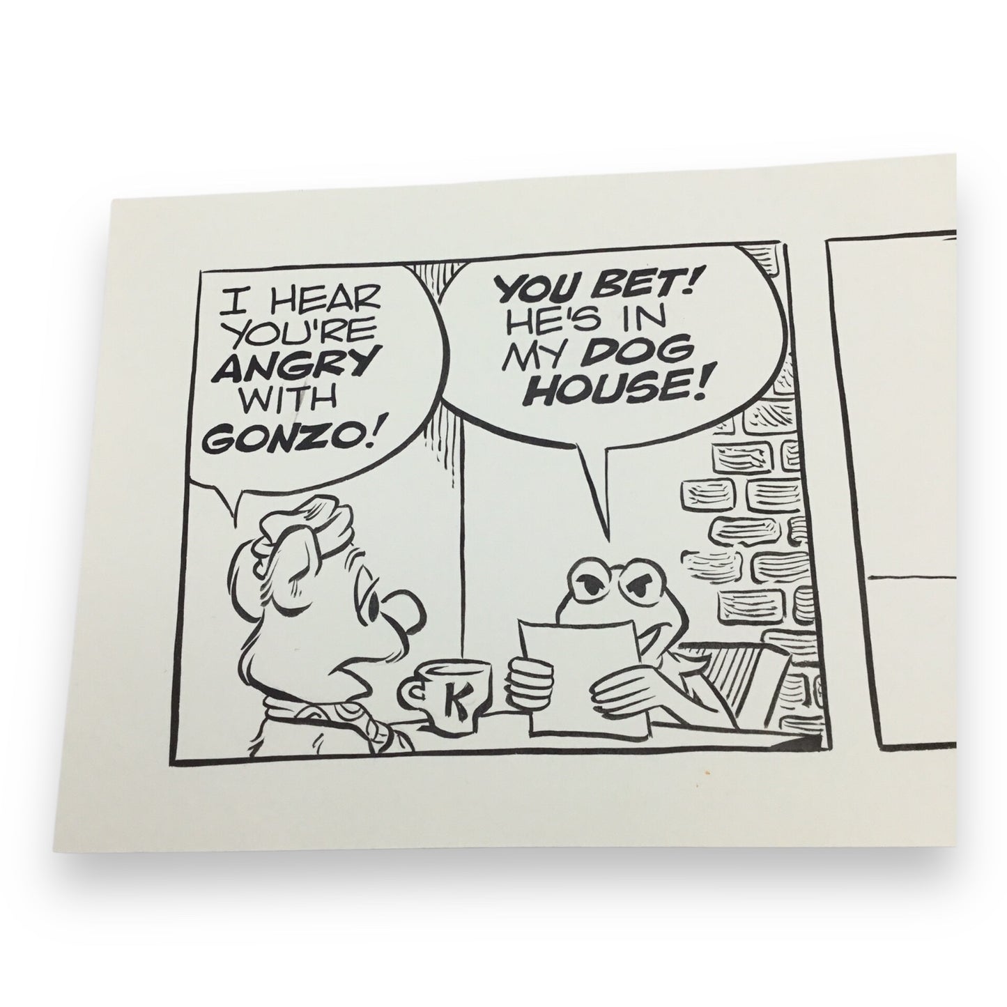 Muppets Original "Dog House" Daily Comic Strip by Guy & Brad Gilchrist - Oct. 21st, 1985