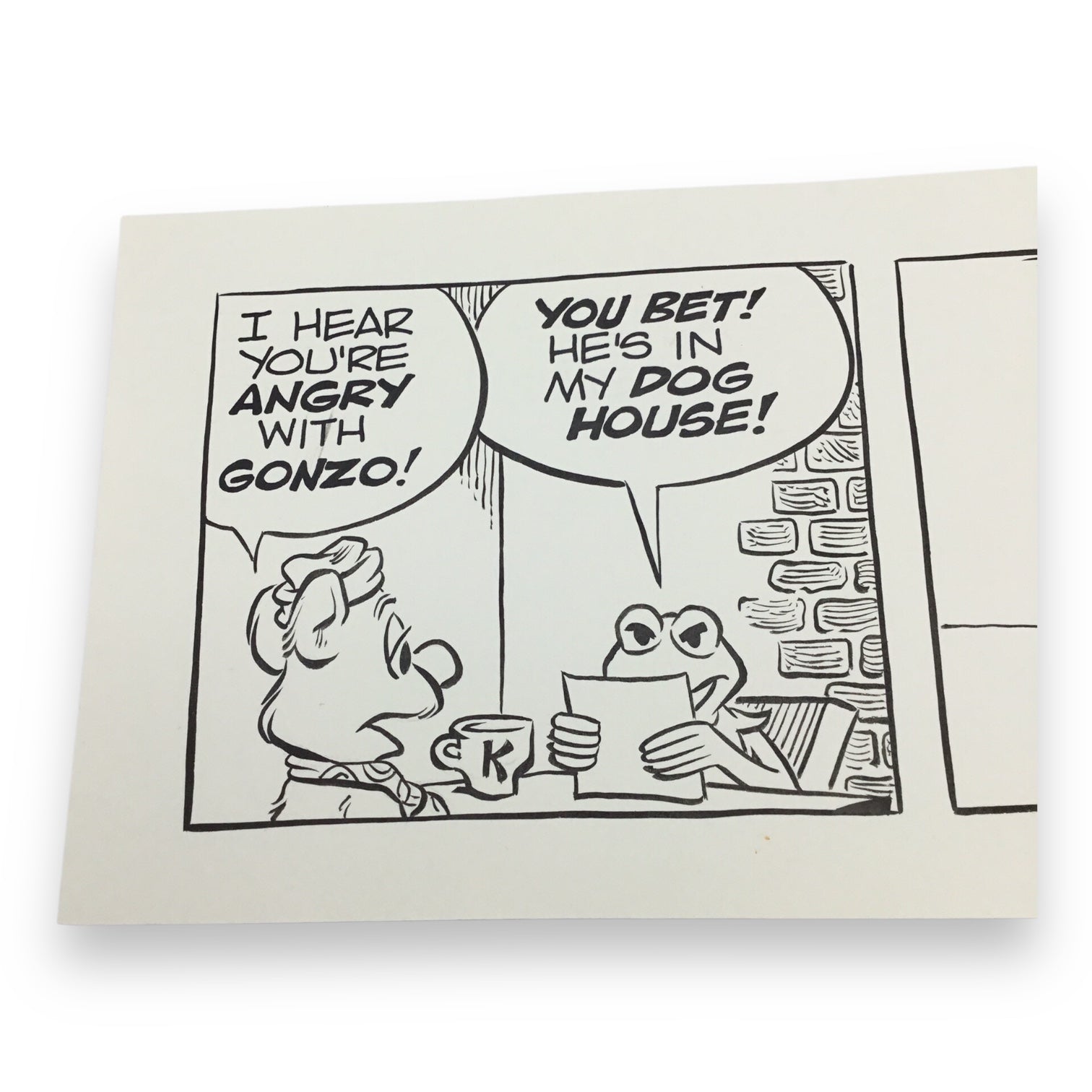 Muppets Original "Dog House" Daily Comic Strip by Guy & Brad Gilchrist - Oct. 21st, 1985