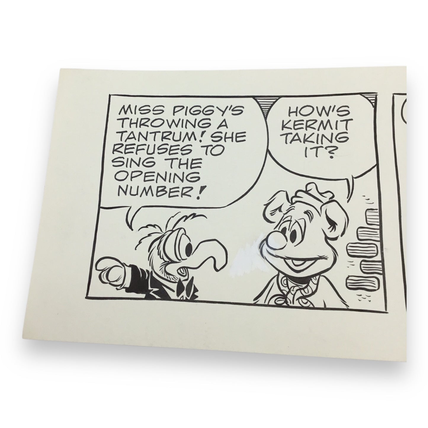 Muppets Original "Hopping Mad" Daily Comic Strip by Guy & Brad Gilchrist - Aug. 13th, 1985