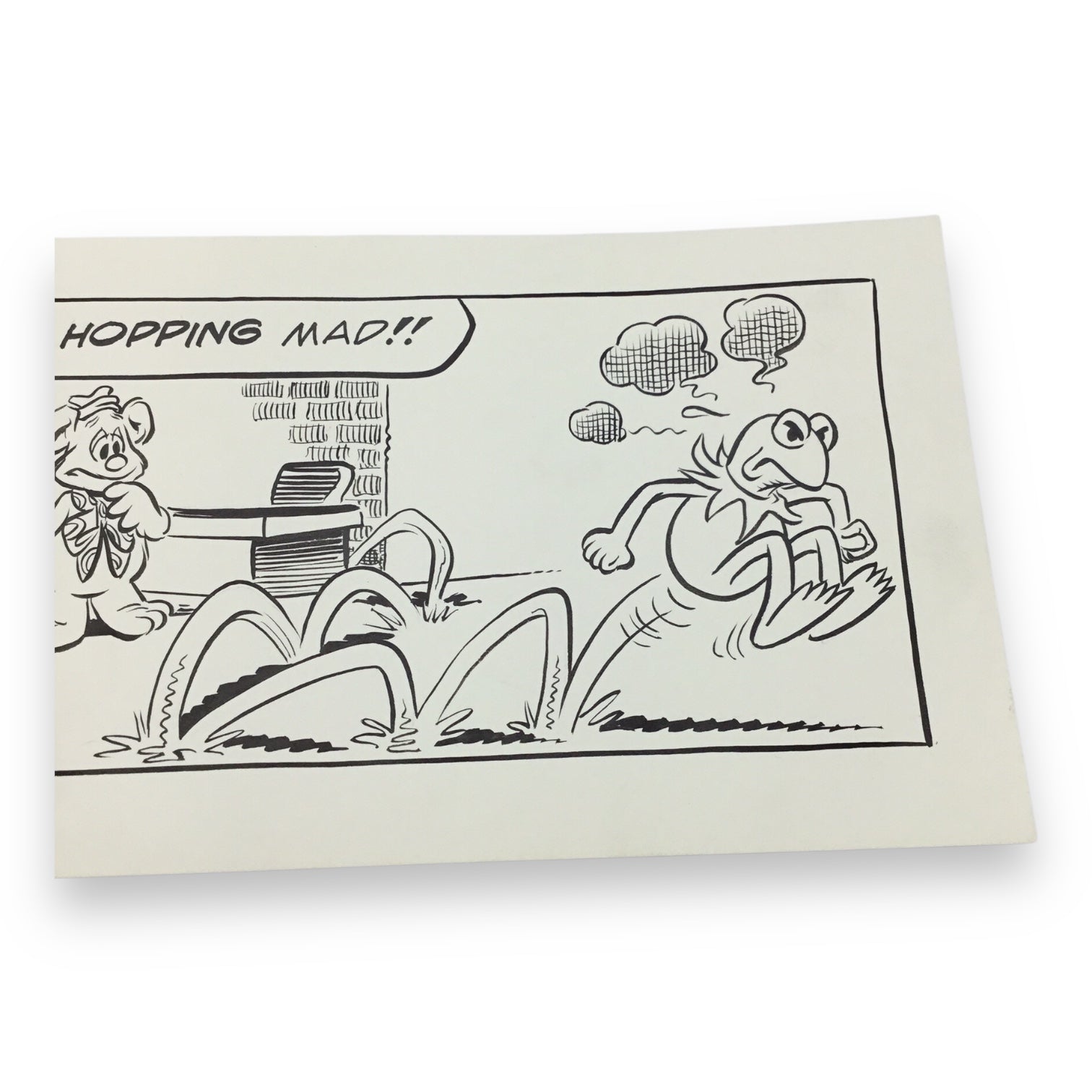 Muppets Original "Hopping Mad" Daily Comic Strip by Guy & Brad Gilchrist - Aug. 13th, 1985