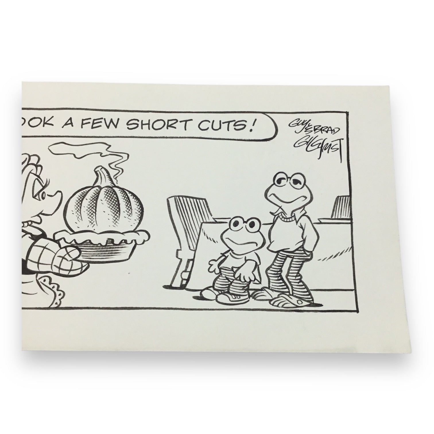 Muppets Original "Pumpkin Pie" Daily Comic Strip by Guy & Brad Gilchrist - Nov. 29th, 1985