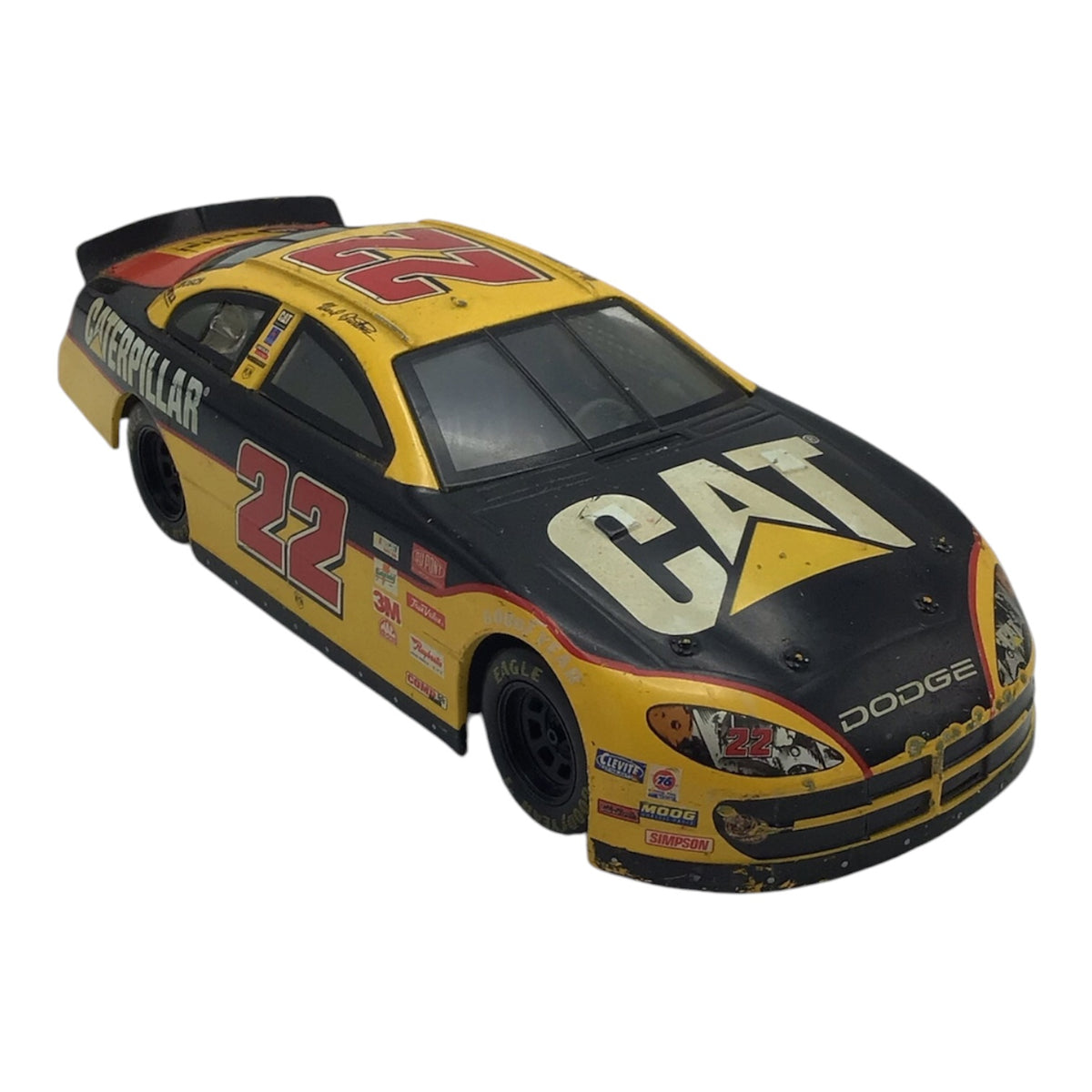NASCAR Racing Champions Ward Burton #22 Caterpillar Dodge Die Cast Model