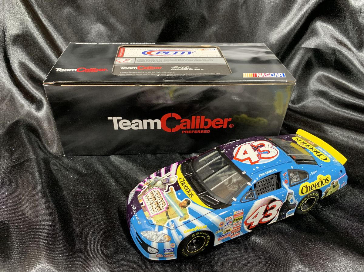 NASCAR Team Calilber 43 John Andretti Star Wars Episode II Die