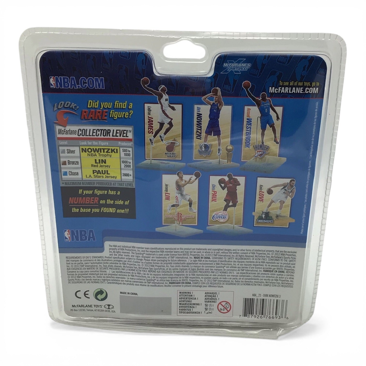 NBA Dallas Mavericks Dirk Nowitzki Figure - McFarlane's Sports Picks 2012