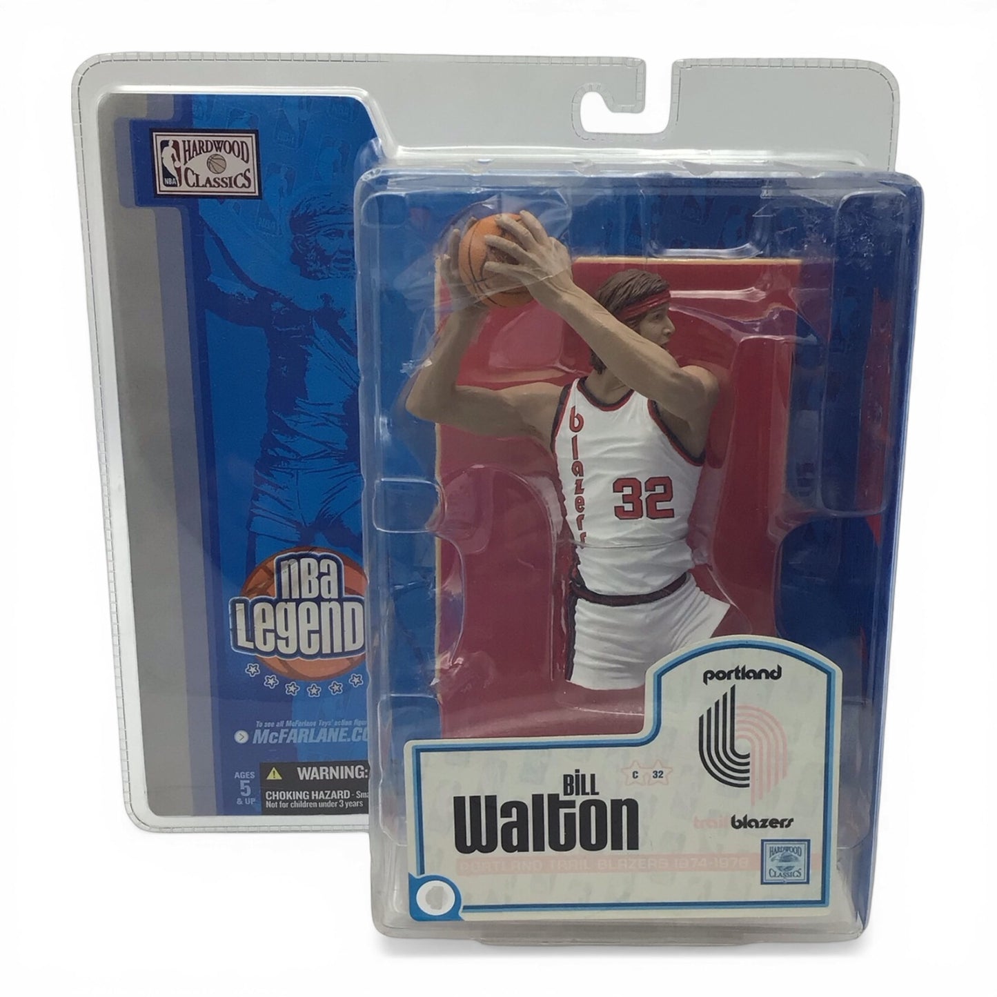 NBA Legends Bill Walton Portland Trail Blazers Figure - McFarlane Toys 2005