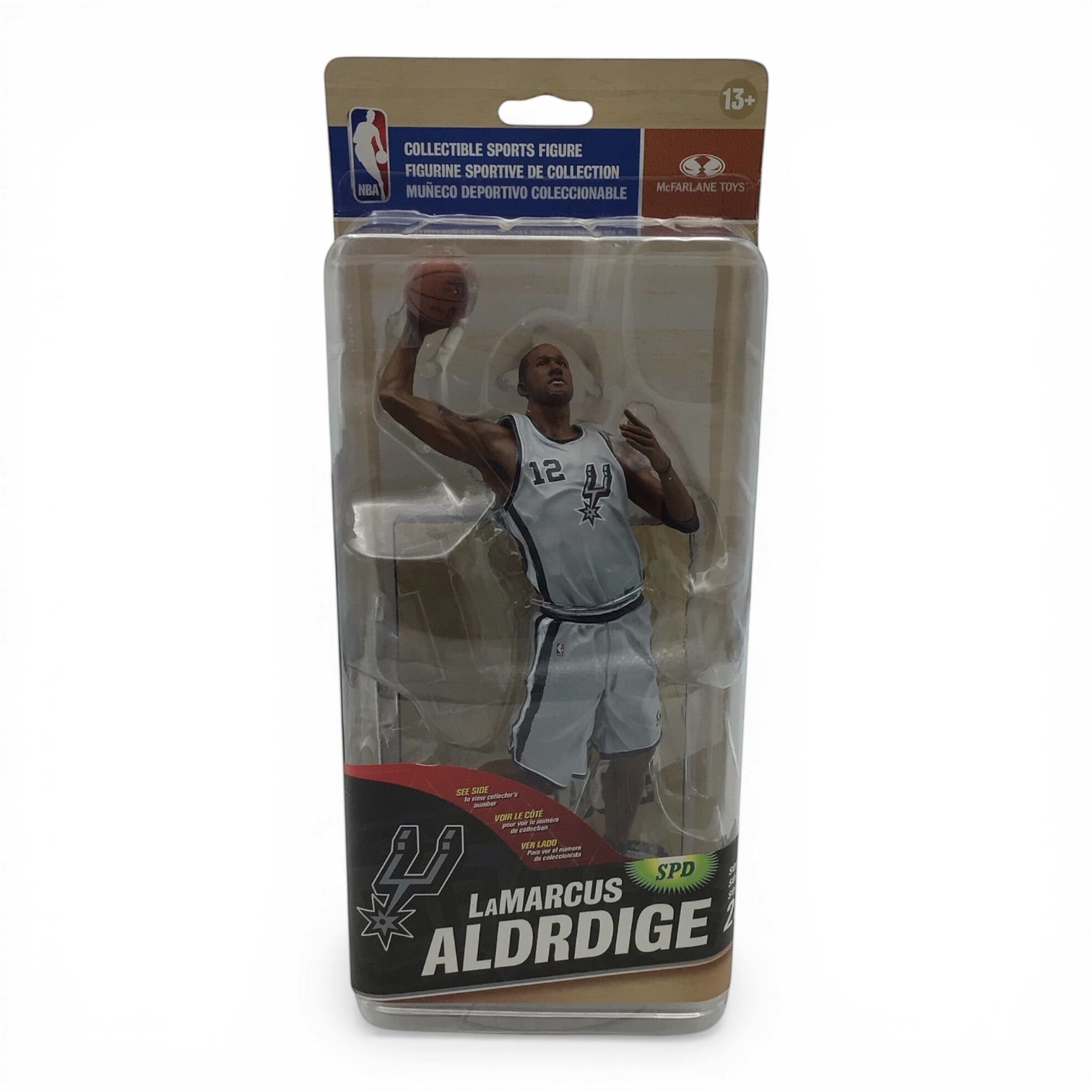 NBA Spurs LaMarcus Aldridge Silver Jersey Series 28 - McFarlane Toys 2016