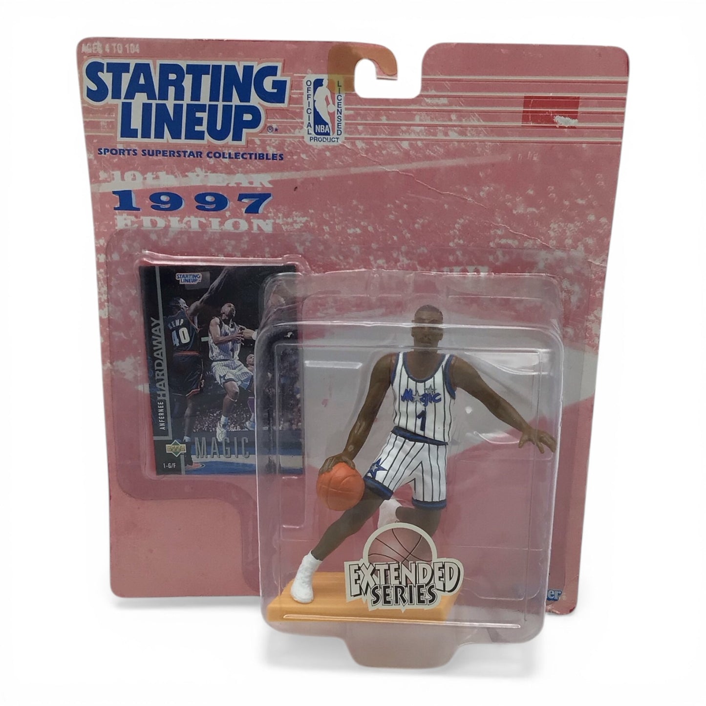 NBA Starting Lineup 1997 Edition - Anfernee Hardaway Figure & Card
