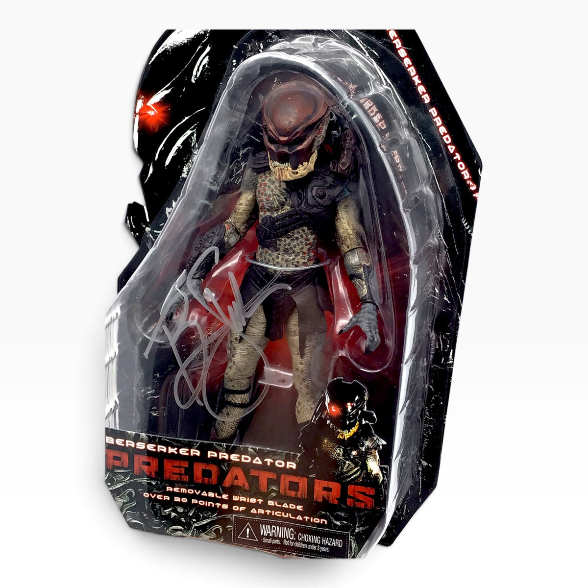 NECA Berserker Predator 7" Action Figure – Signed by Brian Steele – 2010 Predators