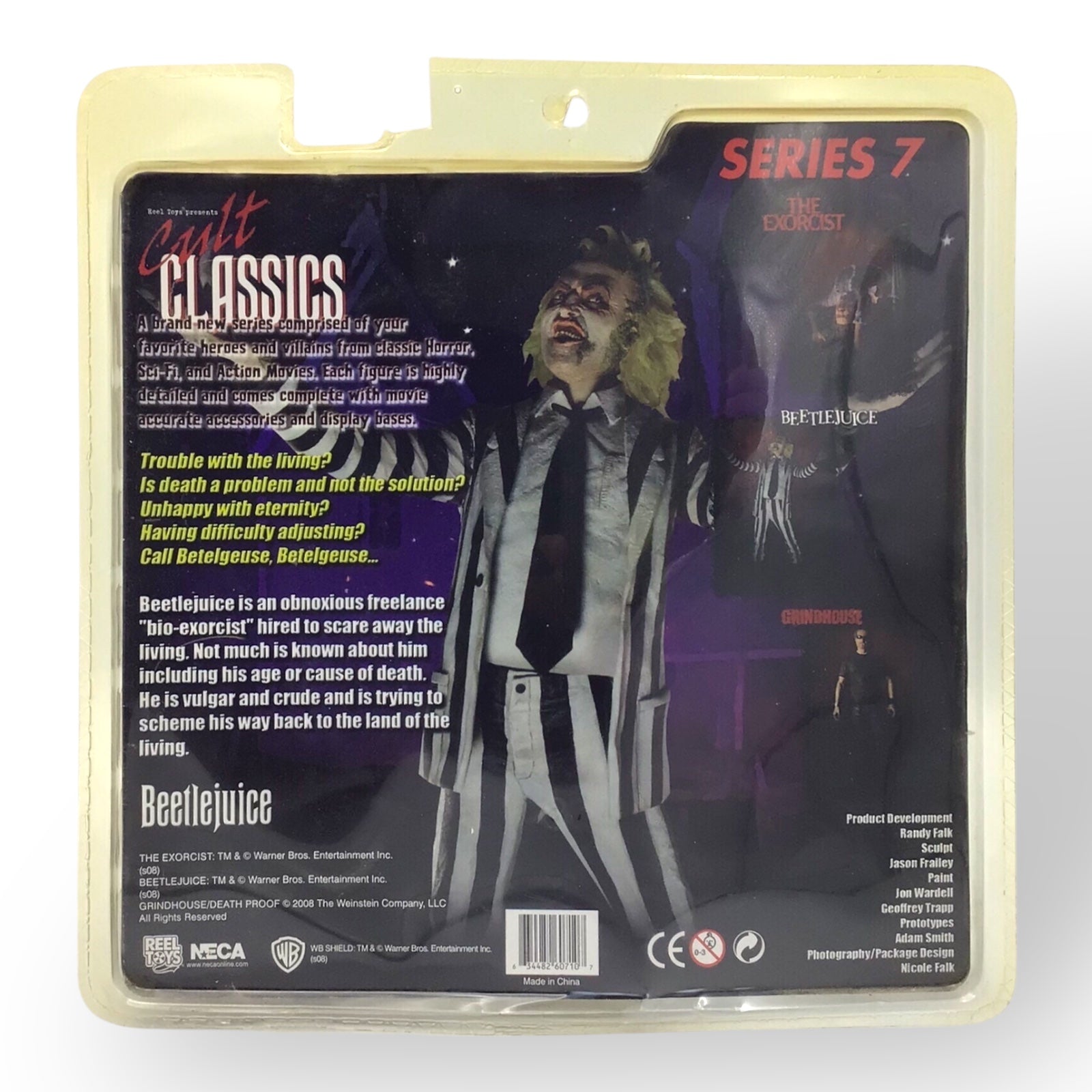 NECA Cult Classics Series 7 Beetlejuice Action Figure