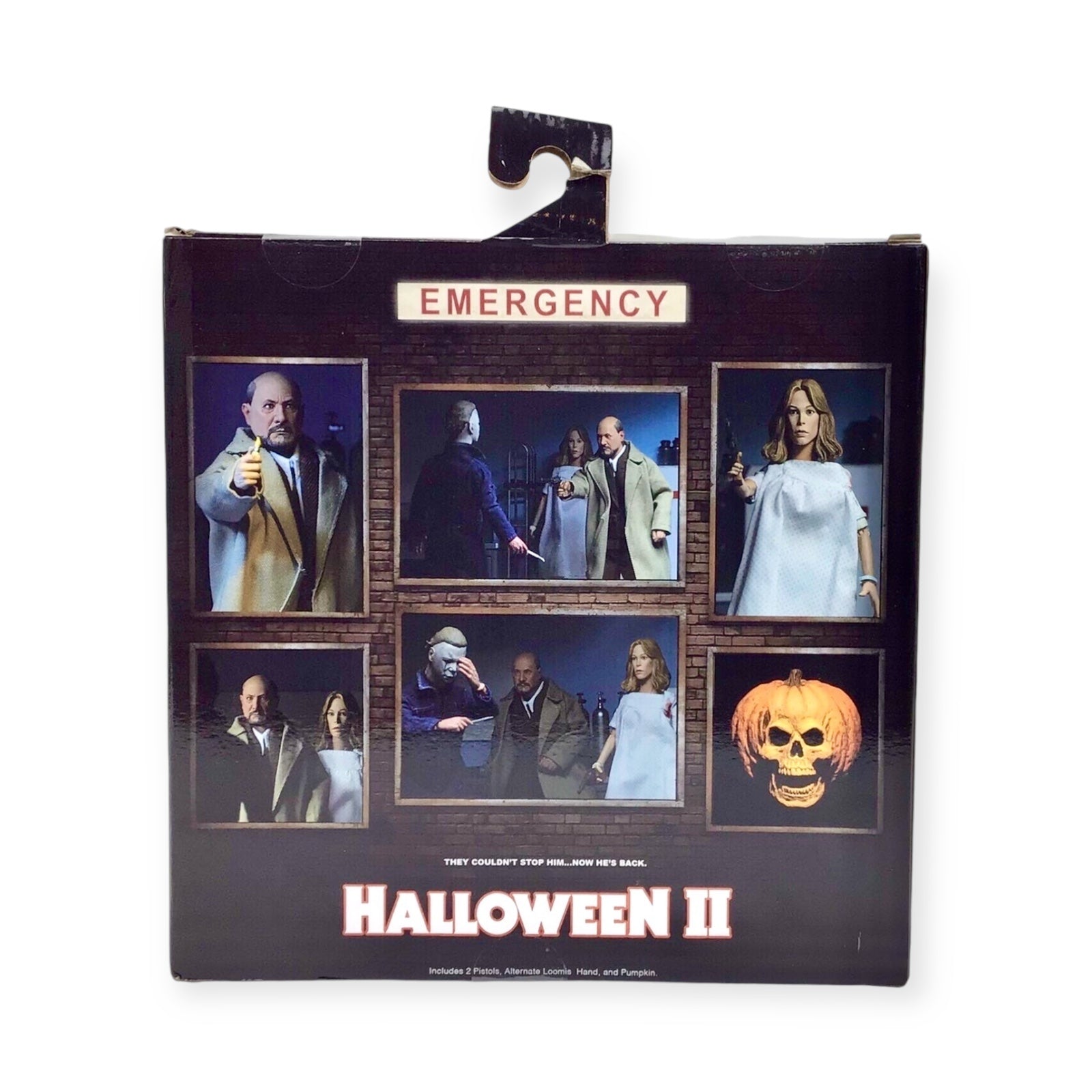 NECA Halloween 2 (1981) Dr Loomis & Laurie Strode 2 Pack Action Figures NIB