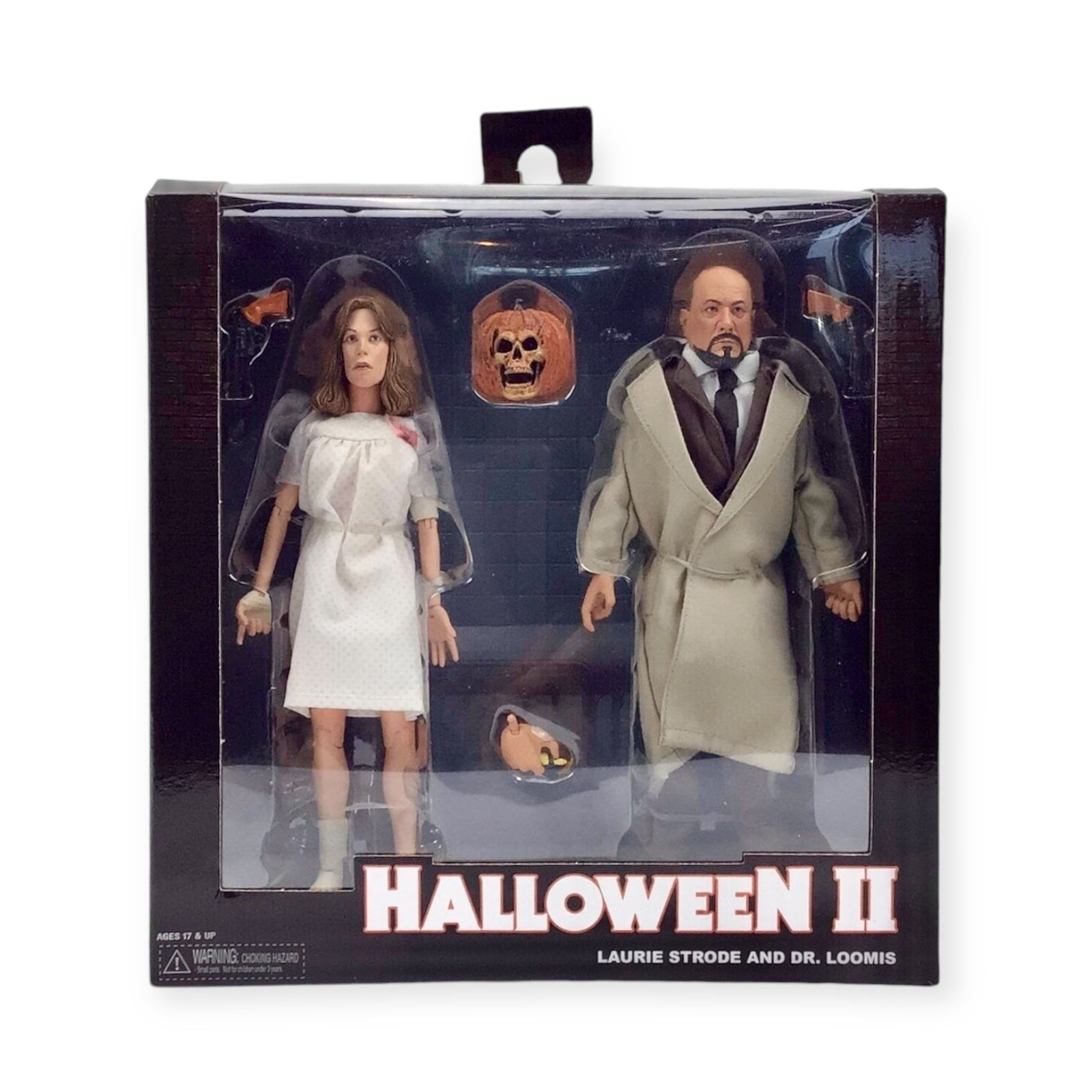 NECA Halloween 2 (1981) Dr Loomis & Laurie Strode 2 Pack Action Figures NIB