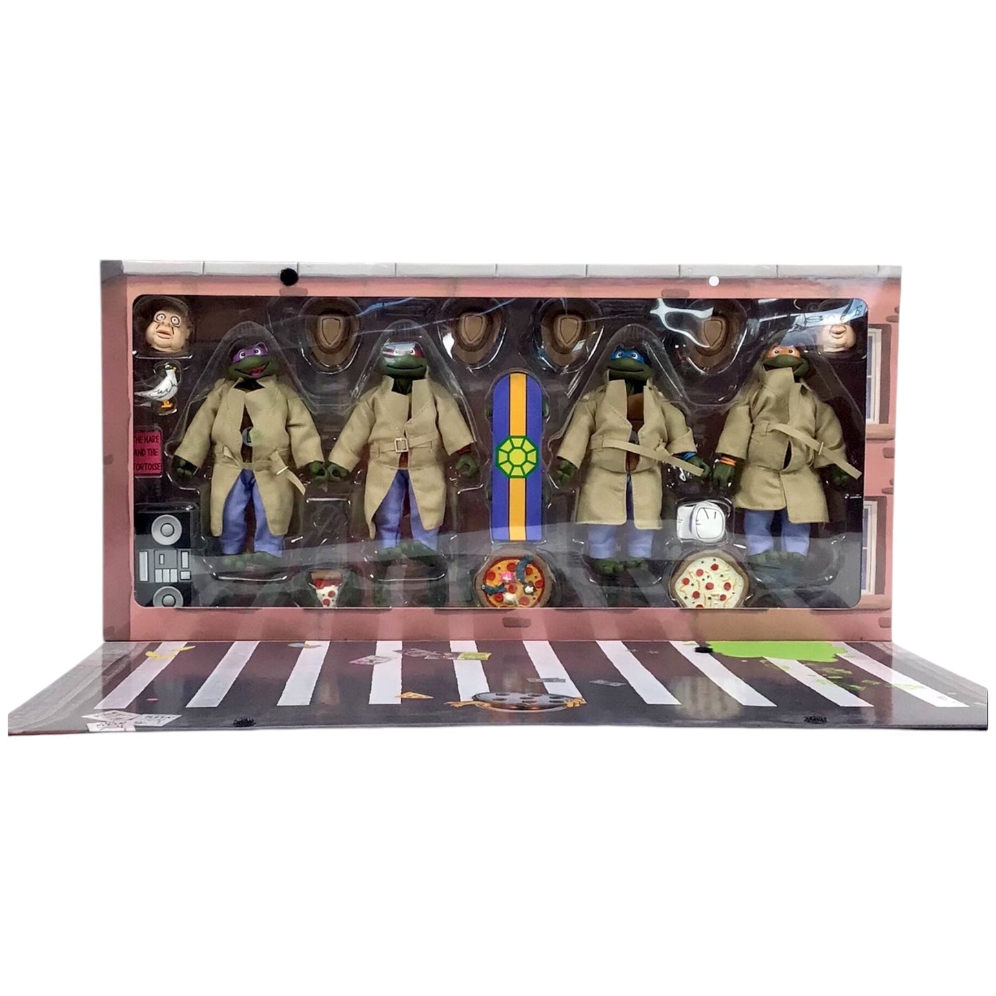 NECA TMNT Turtles In Disguise Figure 4 Pack Set TARGET Exclusive! Unopened