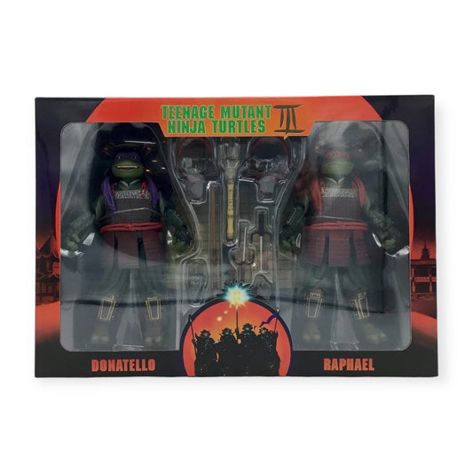 NECA Teenage Mutant Ninja Turtles III Donatello & Raphael 2 Pack Set - 2019