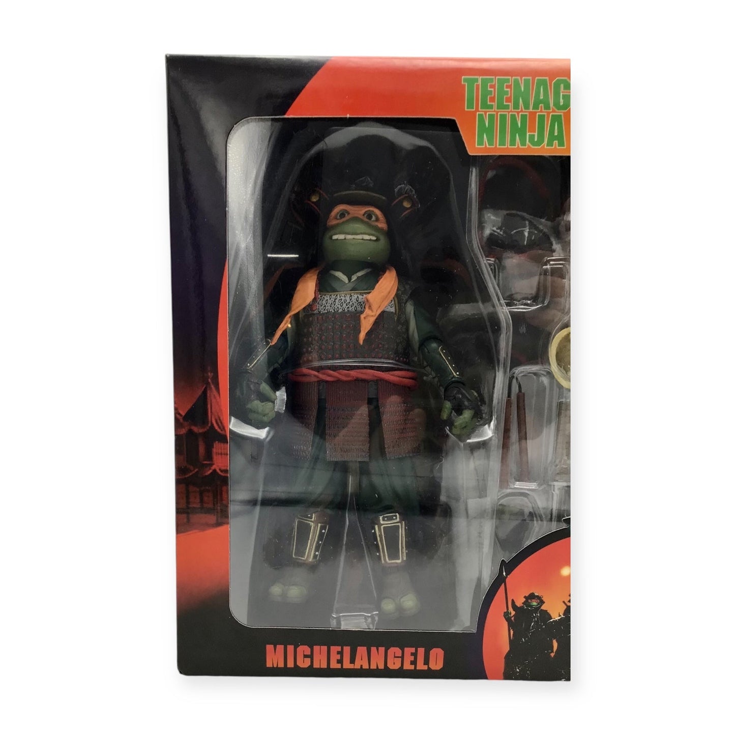 NECA Teenage Mutant Ninja Turtles III Michelangelo & Leonardo 2 Pack Set - 2023