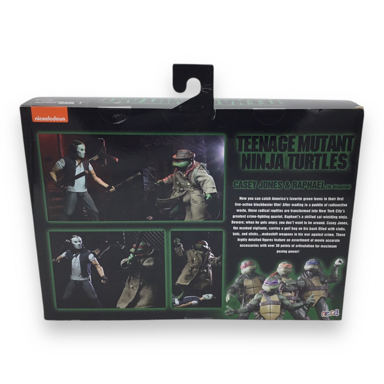 NECA Teenage Mutant Ninja Turtles Movie Casey Jones & Raphael Figure Set