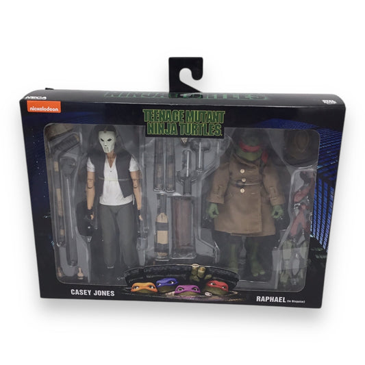 NECA Teenage Mutant Ninja Turtles Movie Casey Jones & Raphael Figure Set