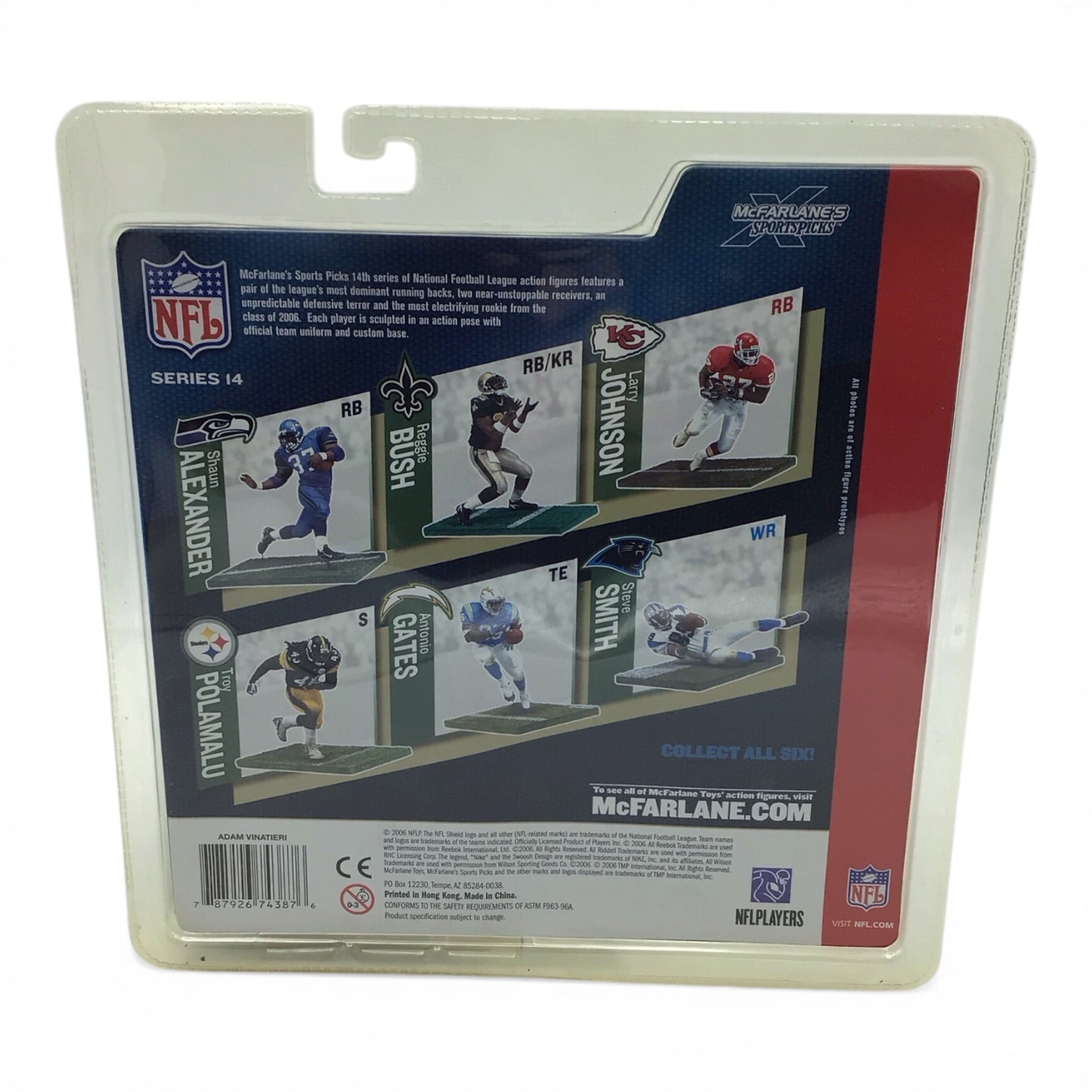 NFL Colts Adam Vinatieri Figure Series 14 - McFarlane's Sports Picks 2006