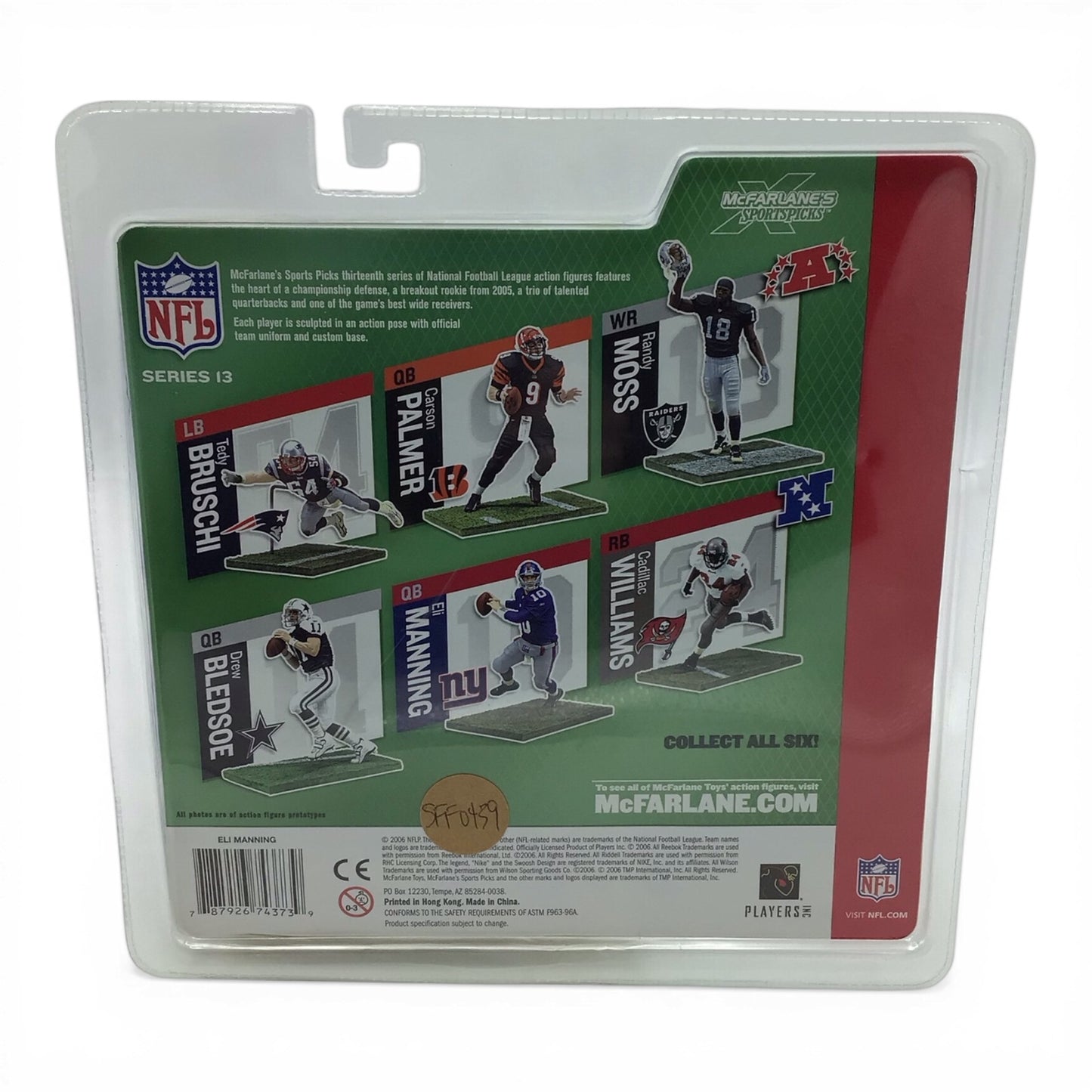 NFL NY Giants Eli Manning Football Figure - McFarlane's Sports Picks 2006