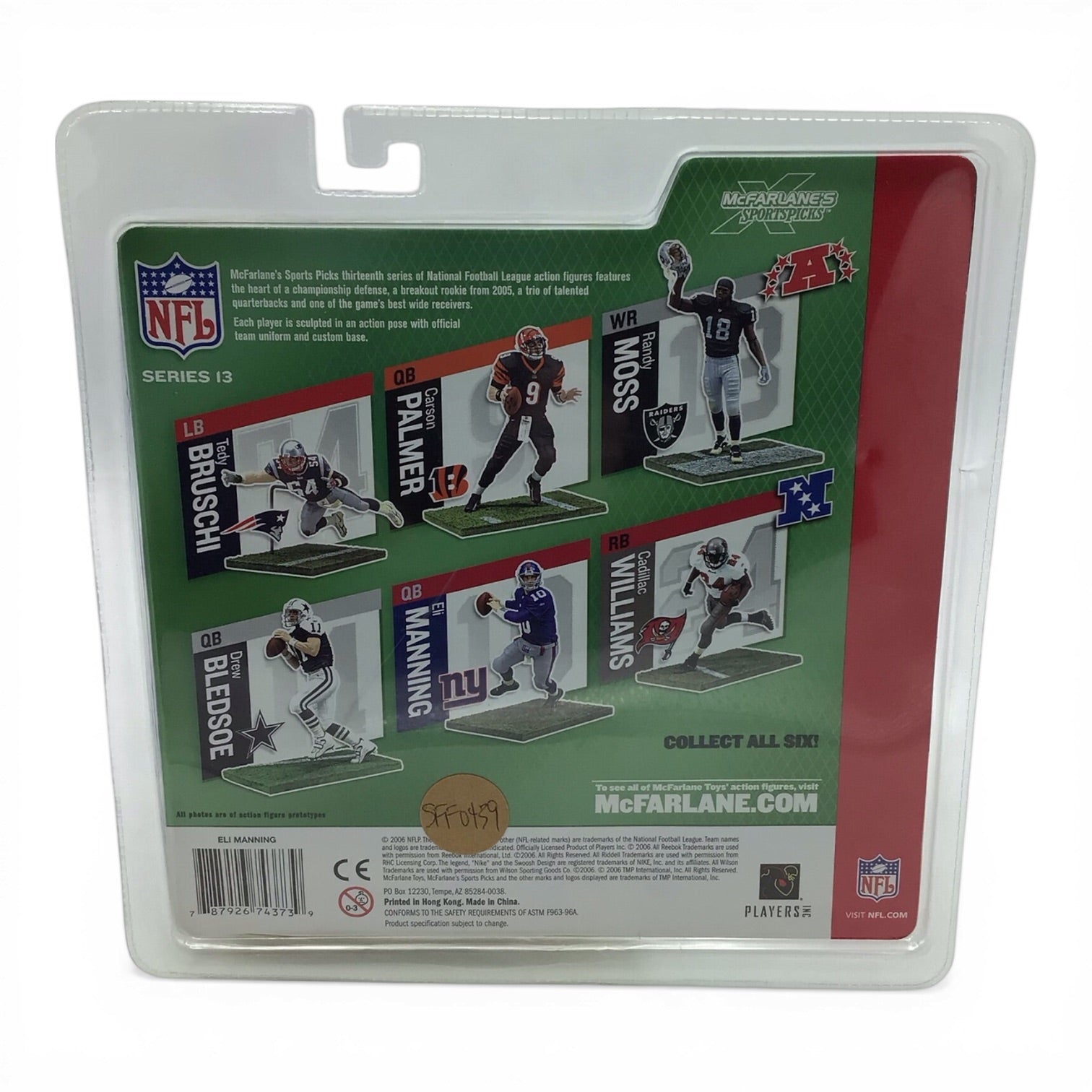NFL NY Giants Eli Manning Football Figure - McFarlane's Sports Picks 2006