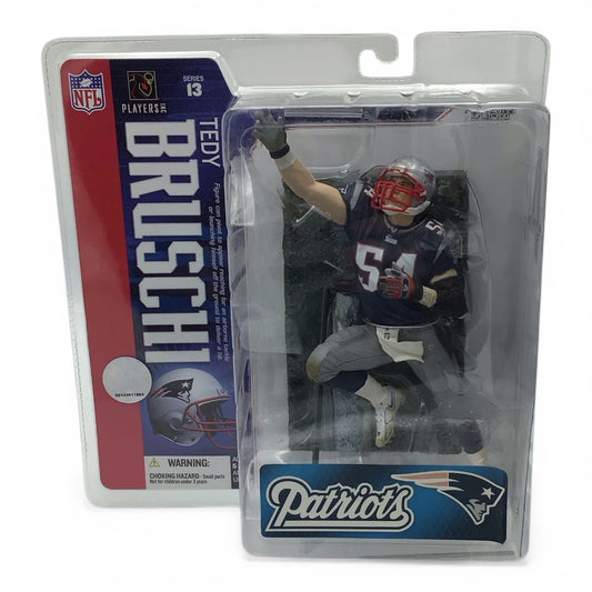 NFL Patriots Tedy Bruschi Football Figure - McFarlane's Sports Picks 2006