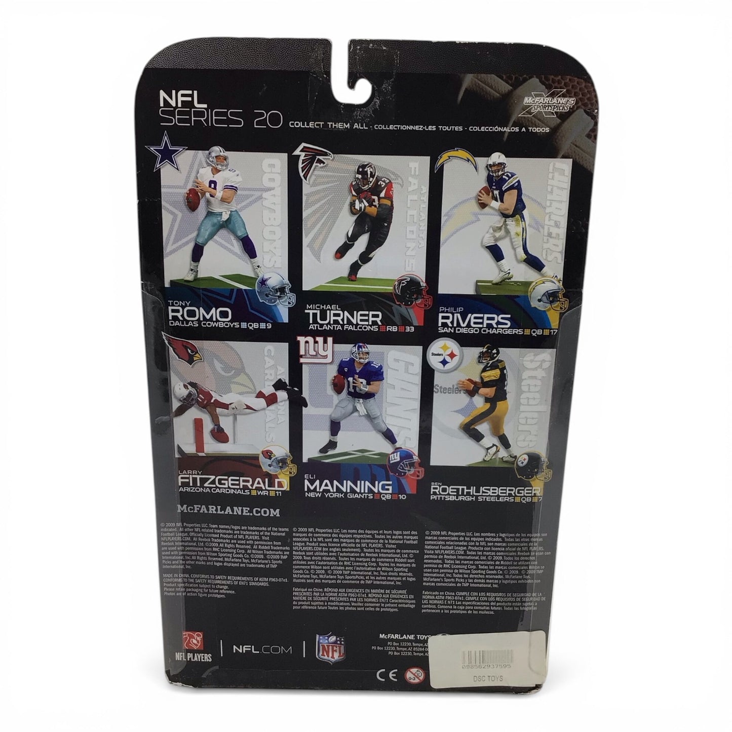 NFL Series 20 San Diego Chargers Philip Rivers Figure - McFarlane Toys 2009