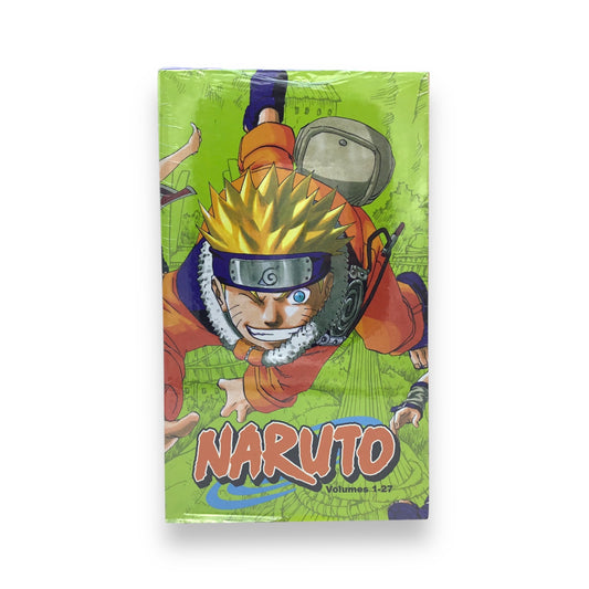 Naruto Vol. 1–27 Manga Box Set | Complete Collection w/ Double-Sided Poster & Special Naruto Booklet | Brand New & Sealed