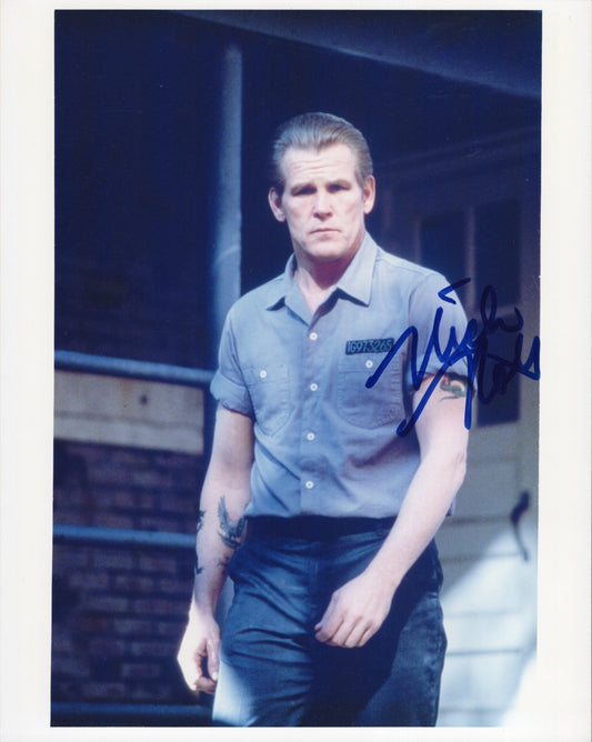 Nick Nolte Signed Photo 8x10, Autograph in Prison Outfit