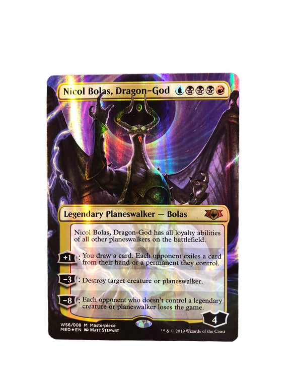 Nicol Bolas, Dragon-God - Mythic Edition: War of the Spark (MED3) - WS6/008 - Holofoil NM