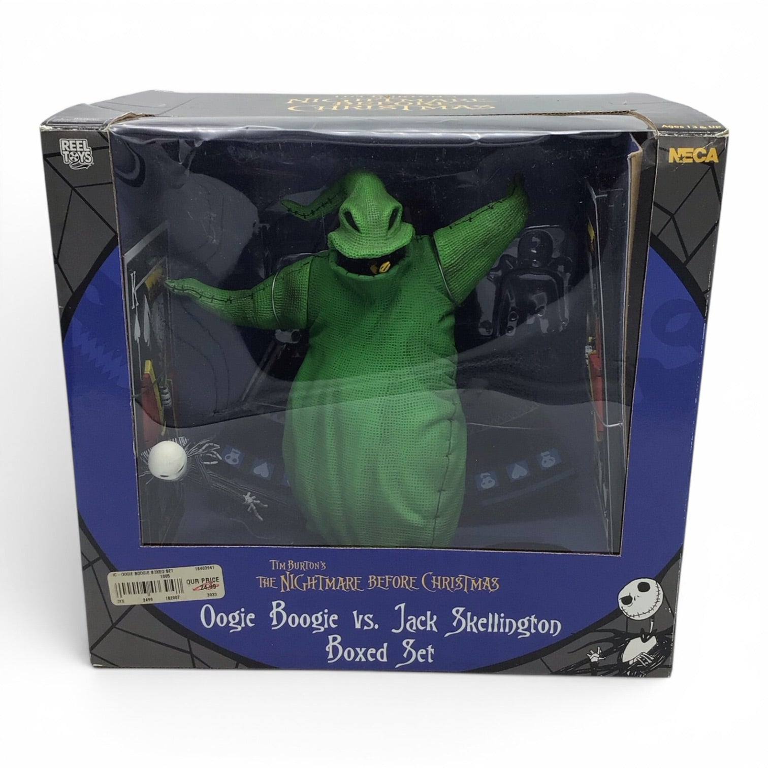 Nightmare Before Christmas Oogie Boogie vs Jack Skellington Box Set