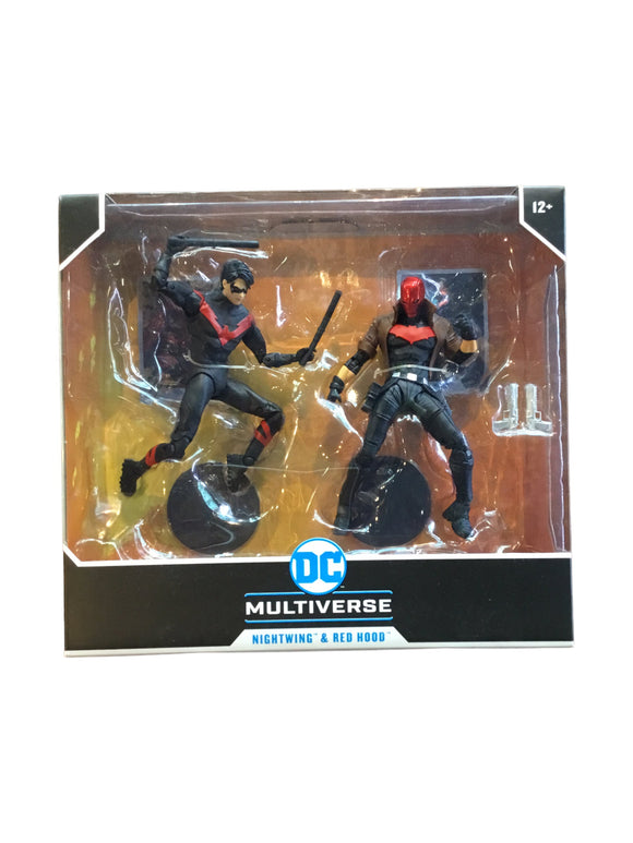 Nightwing vs Red Hood - DC Multiverse - 7 inch Action Figures by McFarlane Toys