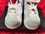 Nike Air Jordan 6 Retro BT Alternate Gym Red White Boys Size 4C *READ*
