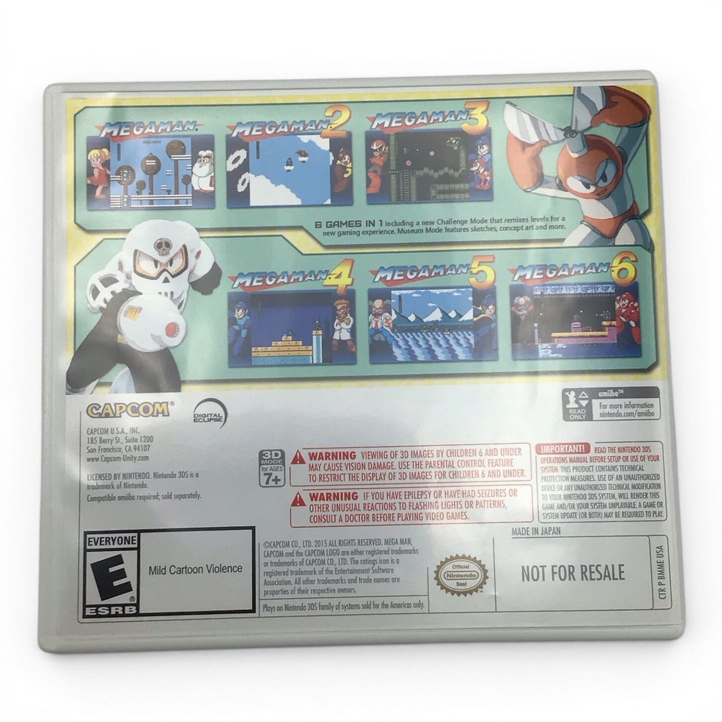 Nintendo 3DS Megaman Legacy Collection