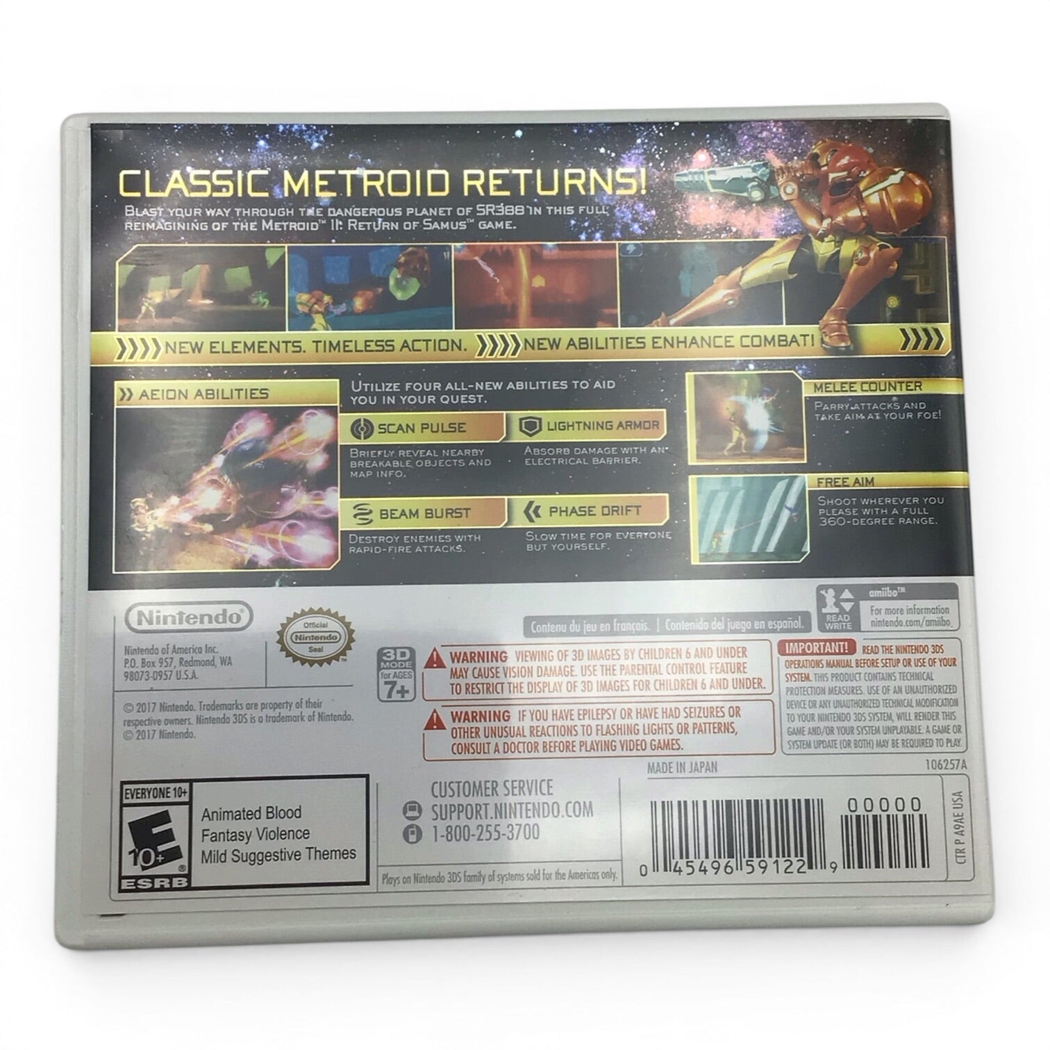 Nintendo 3DS Metroid: Samus Returns
