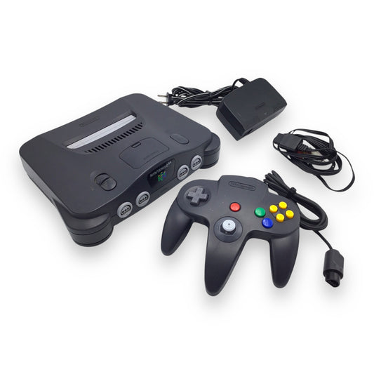 Nintendo 64 NUS-001 Console w/ Controller & Cables – Tested Working