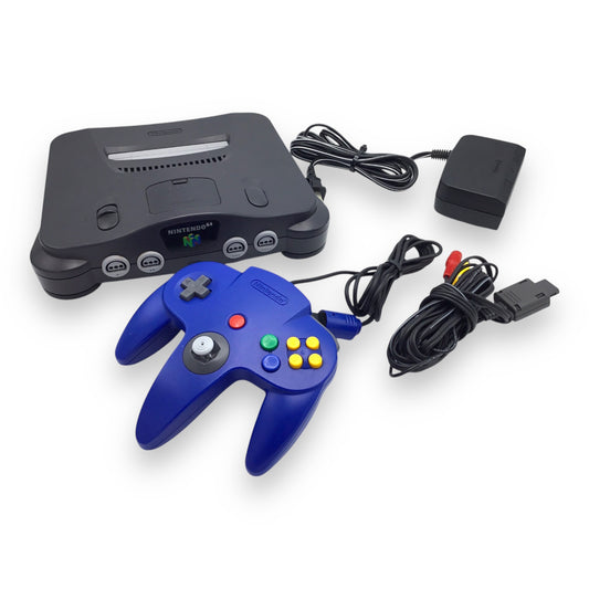 Nintendo 64 NUS-001 Console w/ Controller & Cables – Tested