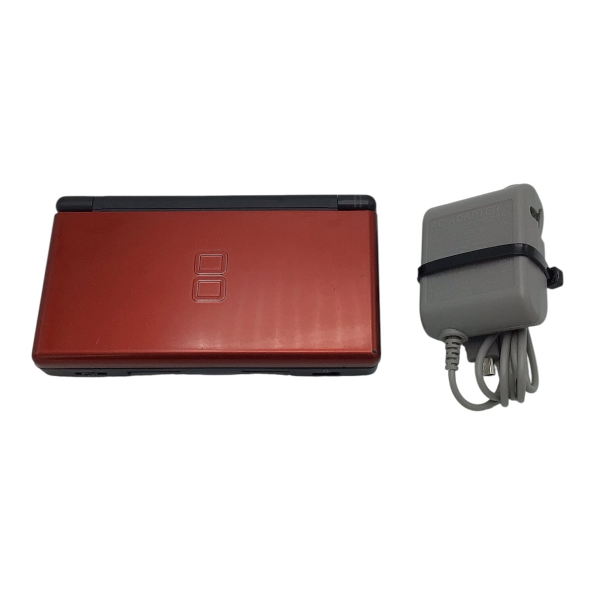 Nintendo DS Lite w/ Charger Red/Black - Tested & Working