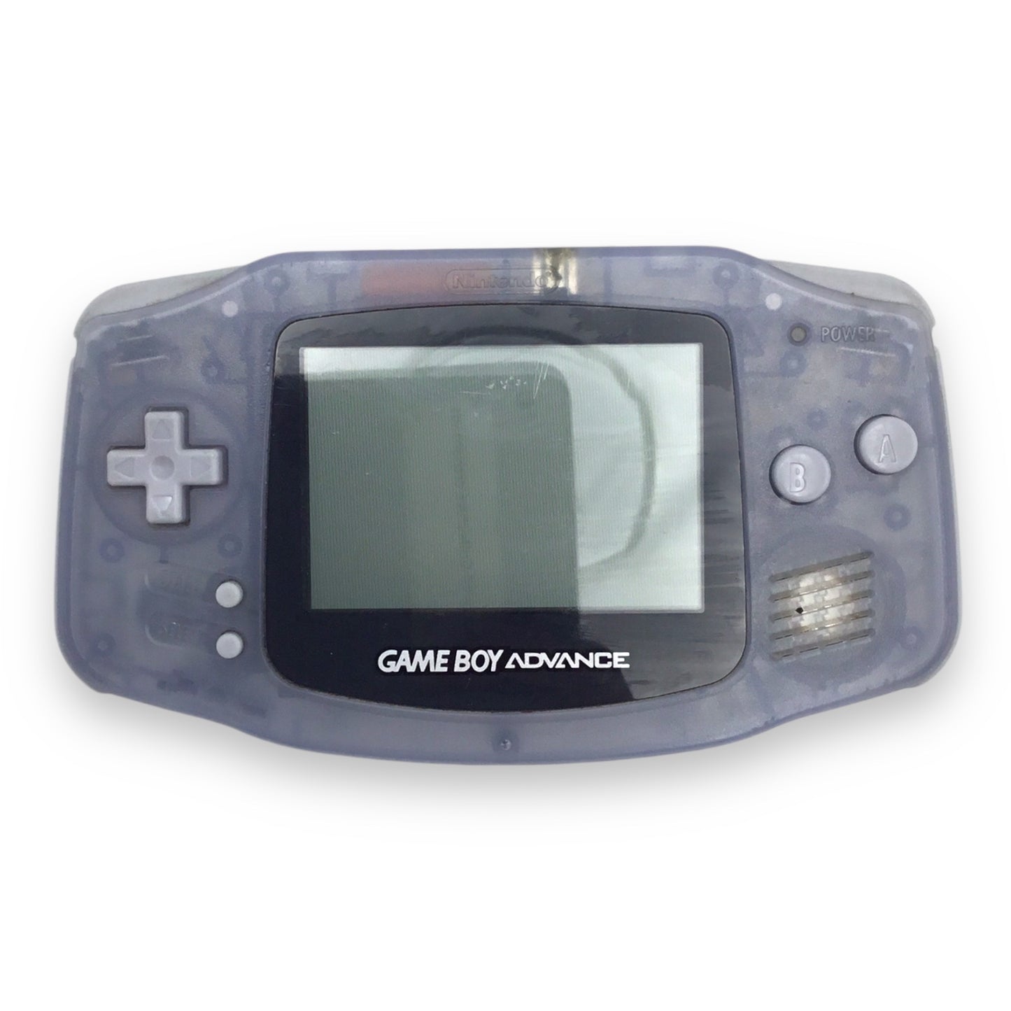 Nintendo Game Boy Advance AGB-001 Clear Handheld Console – Tested Working