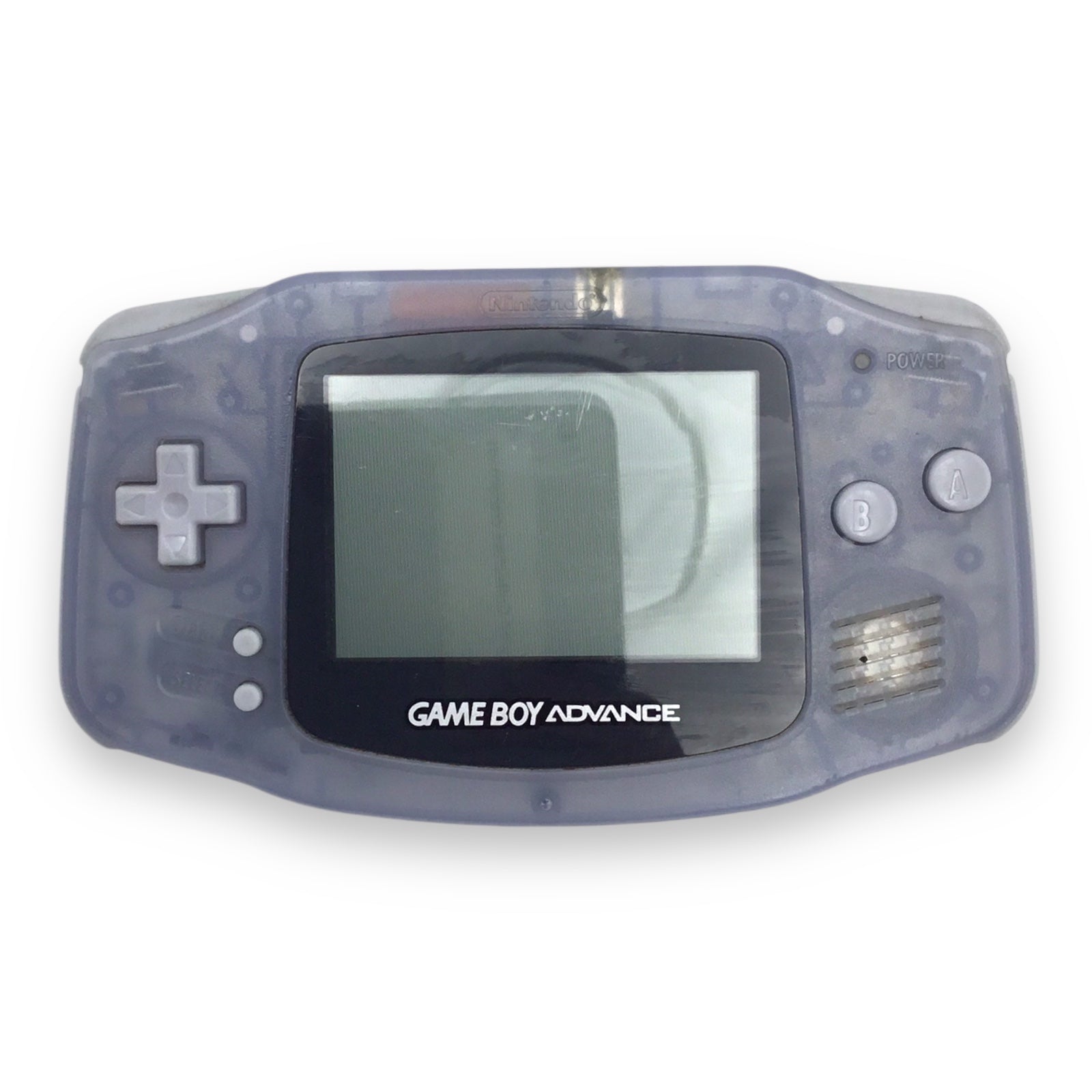 Nintendo Game Boy Advance AGB-001 Clear Handheld Console – Tested Working