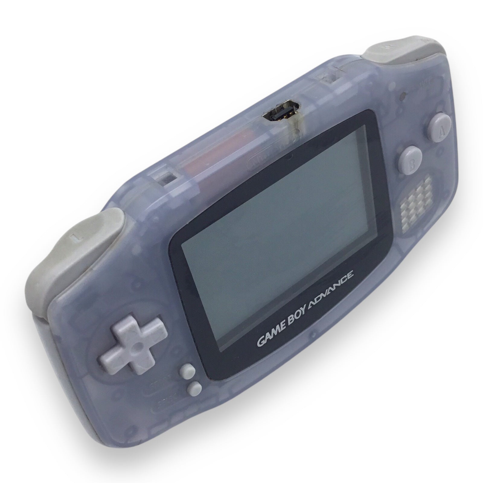 Nintendo Game Boy Advance AGB-001 Clear Handheld Console – Tested Working
