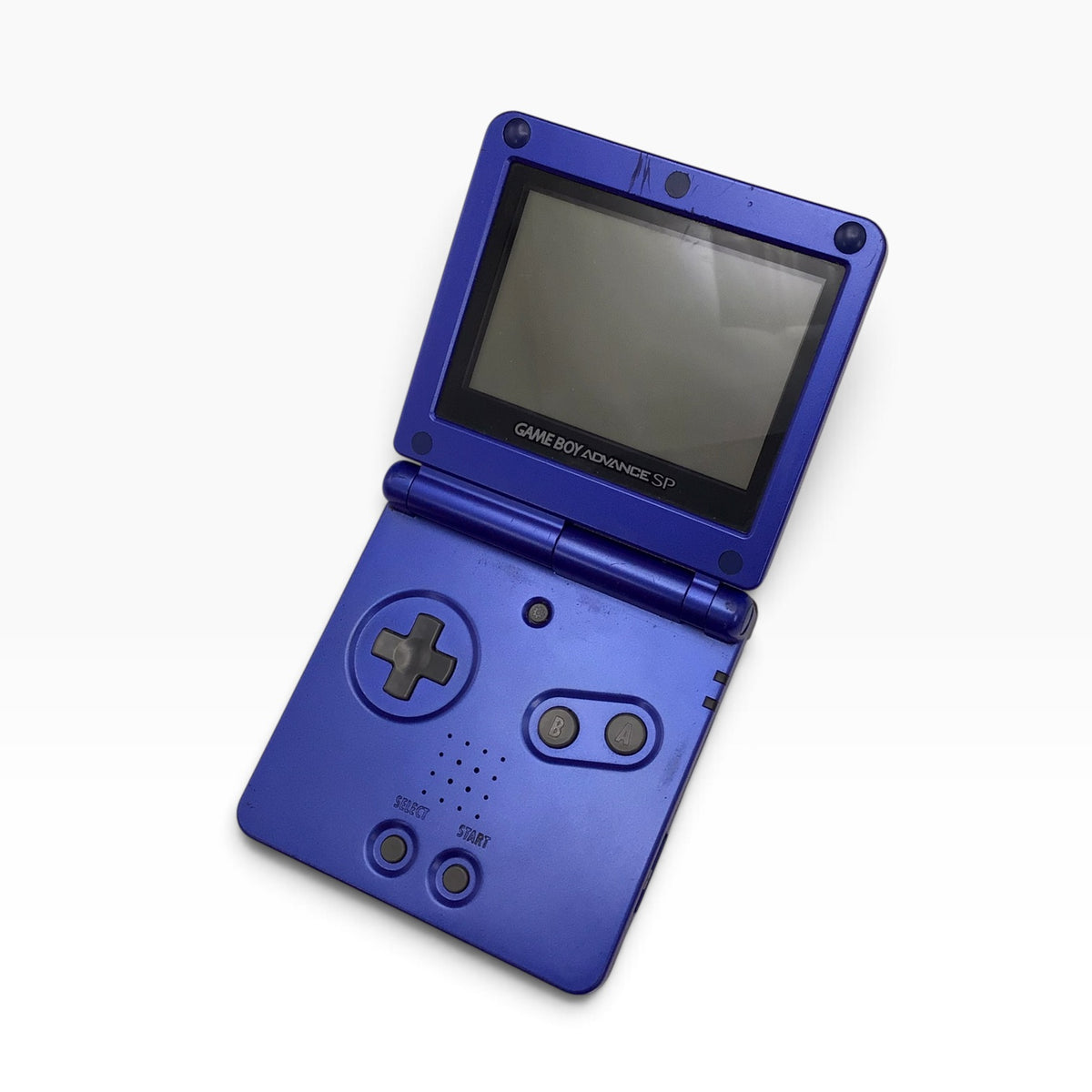 Nintendo Game Boy Advance SP Blue Console AGS-001 with Case & Charger AGS-002