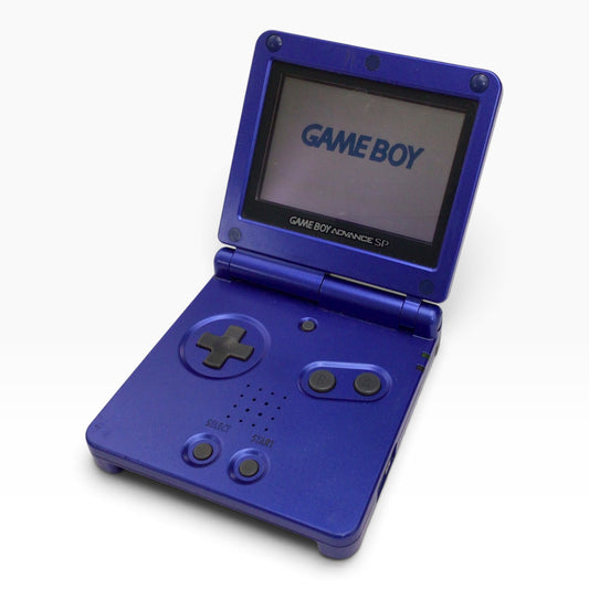Nintendo Game Boy Advance SP Blue Console AGS-001 with Case & Charger AGS-002